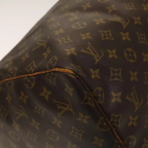 LOUIS VUITTON Monogram Keepall 55 Boston Bag M41424 LV Auth 140035 - Picture 5 of 16